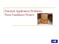 Practical Application Problems:  Pizza Fundraiser Project PowerPoint PPT Presentation