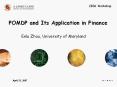 POMDP and Its Application in Finance PowerPoint PPT Presentation