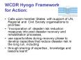 WCDR Hyogo Framework for Action: PowerPoint PPT Presentation