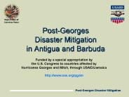 PostGeorges Disaster Mitigation in Antigua and Barbuda