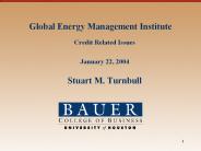 Global Energy Management Institute