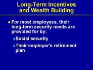 Long-Term Incentives and Wealth Building