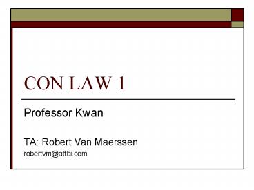 CON LAW 1