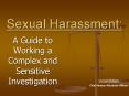 Sexual Harassment: PowerPoint PPT Presentation