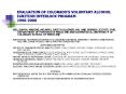 EVALUATION OF COLORADOS VOLUNTARY ALCOHOL IGNITION INTERLOCK PROGRAM 19962000 PowerPoint PPT Presentation