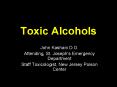 Toxic Alcohols