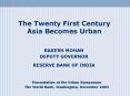 The Twenty First Century Asia Becomes Urban PowerPoint PPT Presentation