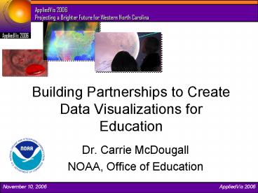 Building Partnerships to Create Data Visualizations for Education