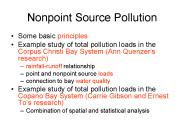 Nonpoint Source Pollution