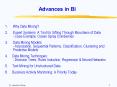 Advances in BI PowerPoint PPT Presentation