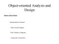 Object-oriented Analysis and Design PowerPoint PPT Presentation