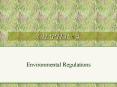 Environmental Regulations PowerPoint PPT Presentation