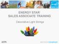 ENERGY STAR SALES ASSOCIATE TRAINING PowerPoint PPT Presentation