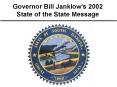 Governor Bill Janklows 2002 State of the State Message PowerPoint PPT Presentation