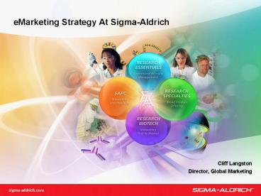 eMarketing Strategy At SigmaAldrich