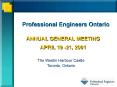 Professional Engineers Ontario PowerPoint PPT Presentation