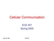 Cellular Communication