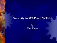 Security in WAP and WTSL