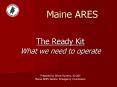 Maine ARES PowerPoint PPT Presentation
