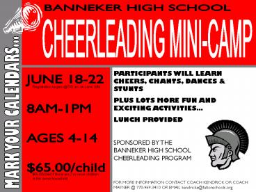 BANNEKER HIGH SCHOOL