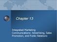 Integrated Marketing Communications: Advertising, Sales Promotion, and Public Relations PowerPoint PPT Presentation