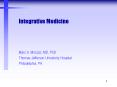 Integrative Medicine PowerPoint PPT Presentation