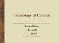 Toxicology of Cyanide PowerPoint PPT Presentation