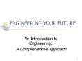 ENGINEERING YOUR FUTURE