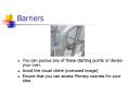 Barriers PowerPoint PPT Presentation