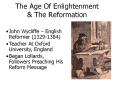 The Age Of Enlightenment PowerPoint PPT Presentation