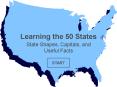 Learning the 50 States PowerPoint PPT Presentation