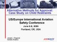 Alternative Methods for Approval: Case Study on Child Restraints PowerPoint PPT Presentation