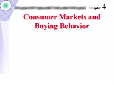 MKT 301 Consumer Behavior