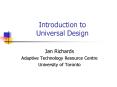 Introduction to Universal Design PowerPoint PPT Presentation