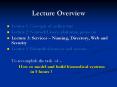 Lecture Overview PowerPoint PPT Presentation