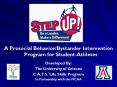 A Prosocial Behavior/Bystander Intervention Program for Student-Athletes PowerPoint PPT Presentation