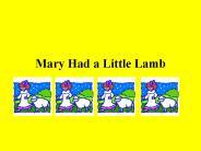 Mary Had a Little Lamb
