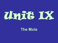 The Mole PowerPoint PPT Presentation