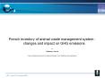 French inventory of animal waste management system : changes and impact on GHG emissions PowerPoint PPT Presentation