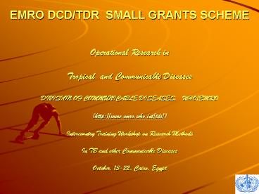 Operational Research in