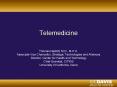 Telemedicine PowerPoint PPT Presentation