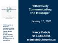 Effectively Communicating the Message PowerPoint PPT Presentation