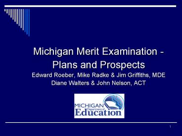 Michigan Merit Examination