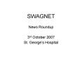 SWAGNET News Roundup PowerPoint PPT Presentation
