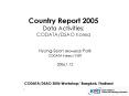 Country Report 2005 Data Activities: CODATADSAO Korea PowerPoint PPT Presentation