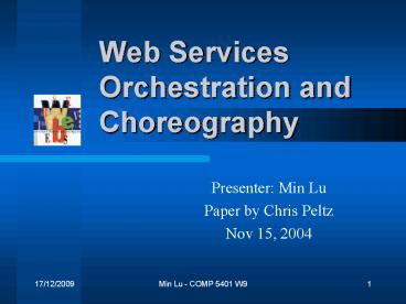 Web Services Orchestration and Choreography