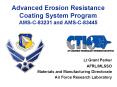 Advanced Erosion Resistance Coating System Program AMSC83231 and AMSC83445 PowerPoint PPT Presentation