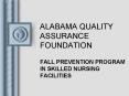 ALABAMA QUALITY ASSURANCE FOUNDATION PowerPoint PPT Presentation