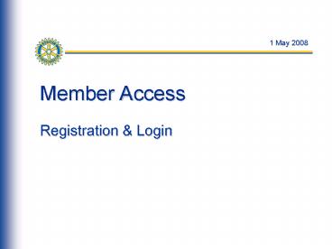 Member Access