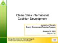 Clean Cities International Coalition Development PowerPoint PPT Presentation